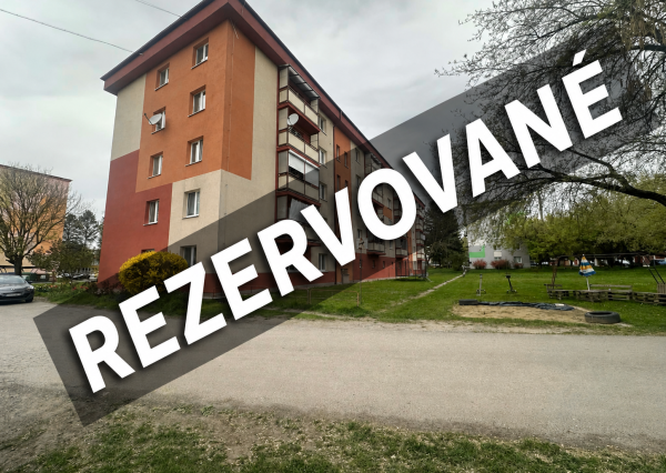 REZERVOVANÉ -2 izbový byt po rekonštrukcii, Rimavská Sobota